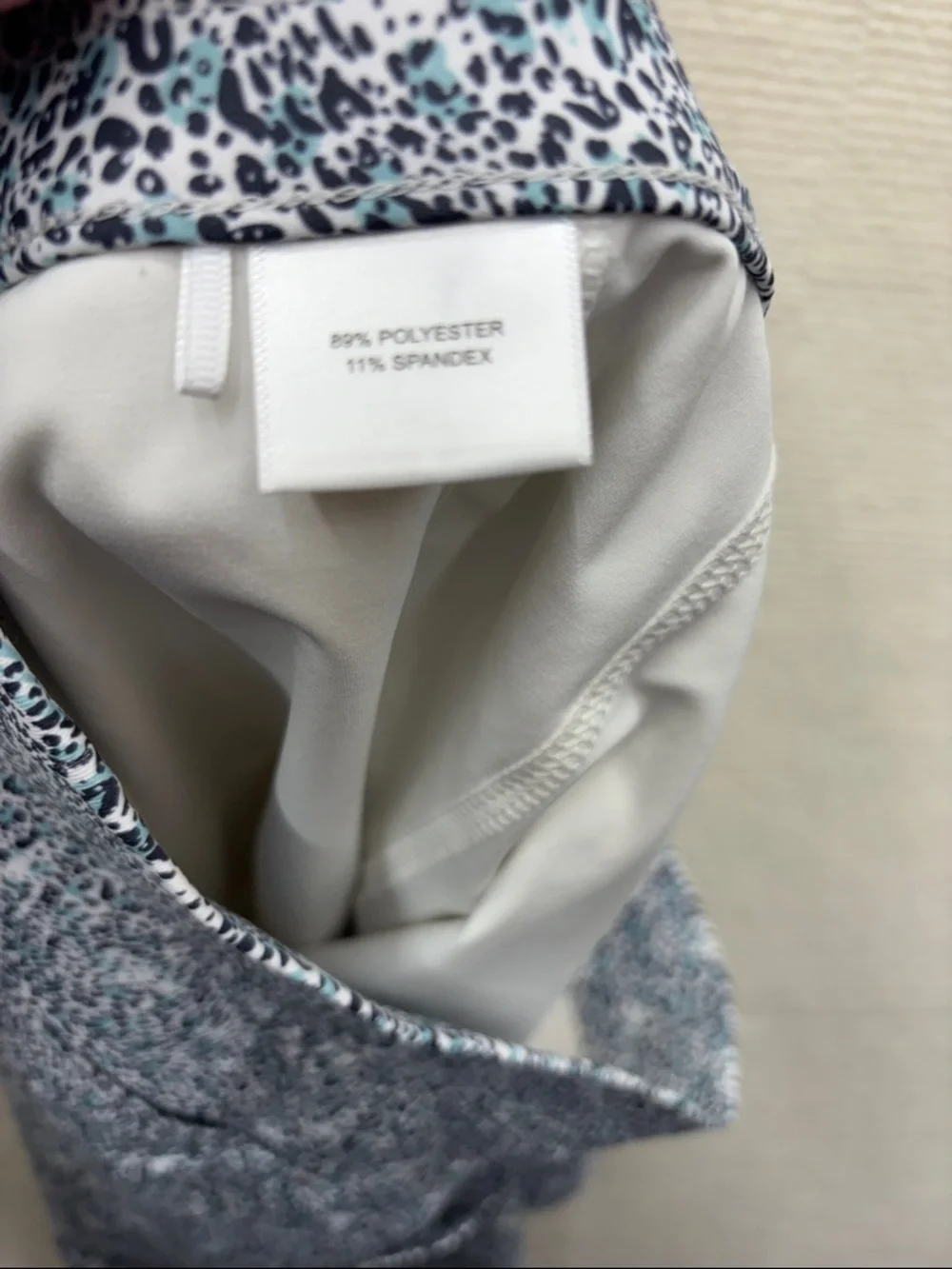 Peter MILLAR | Speckle Mini Skort teal black & White small 18”